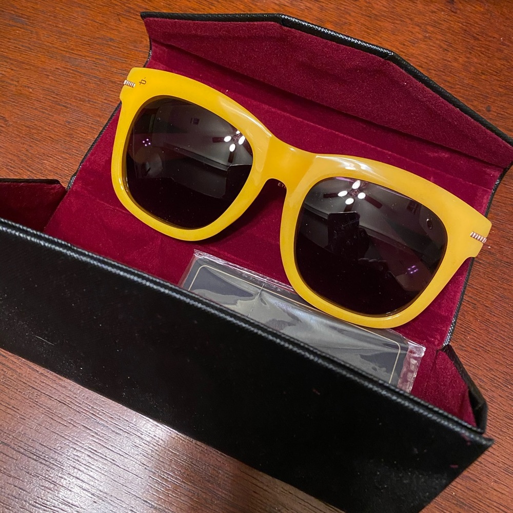 Prive' Revaux Bright Yellow/Gold Sunglasses